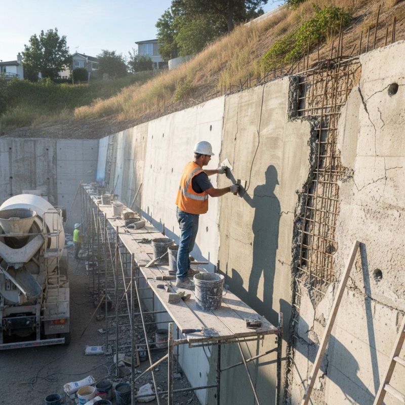 Concrete Wall Repair