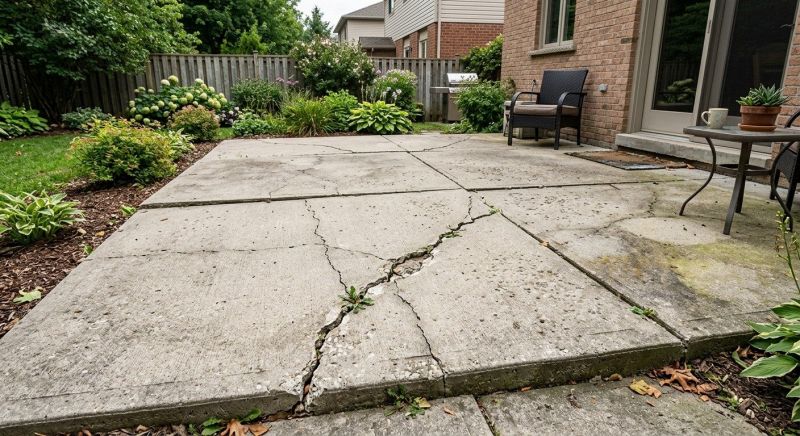 Cement Patio Repair in Albany, NY