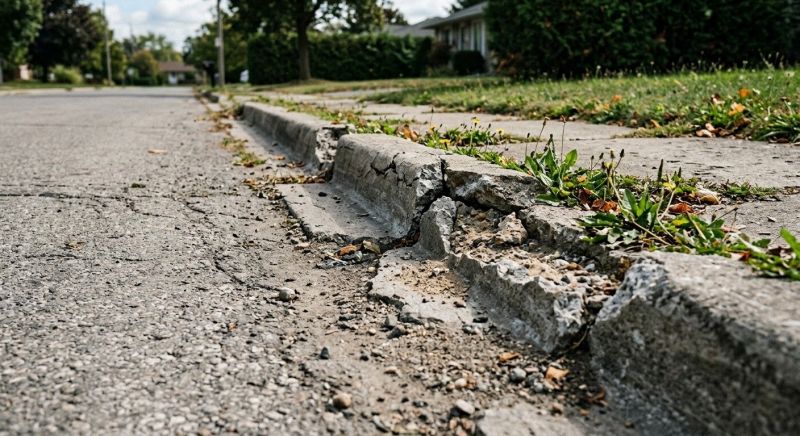Concrete Curbing Repair in Des Moines, IA