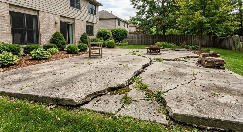 Concrete Fence Repair in West Des Moines, IA