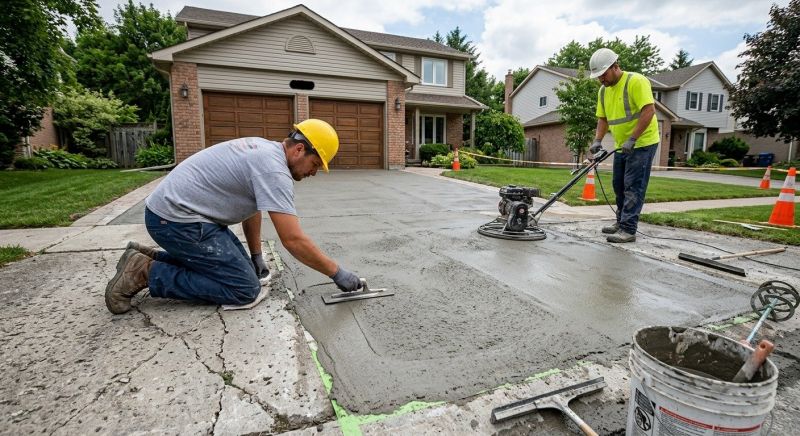 Concrete Resurfacing in West Des Moines, IA