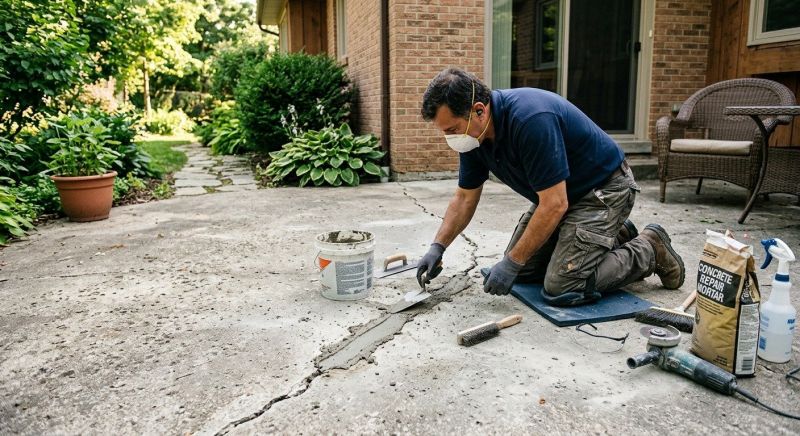 Concrete Spalling Repair in West Des Moines, IA