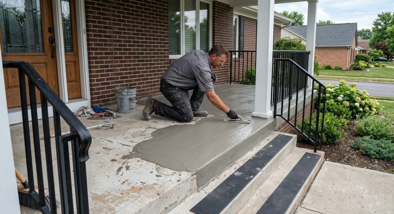Concrete Stairs Resurfacing in Des Moines, IA