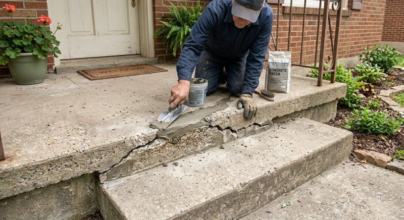 Cracked Concrete Repair in Corpus Christi, TX