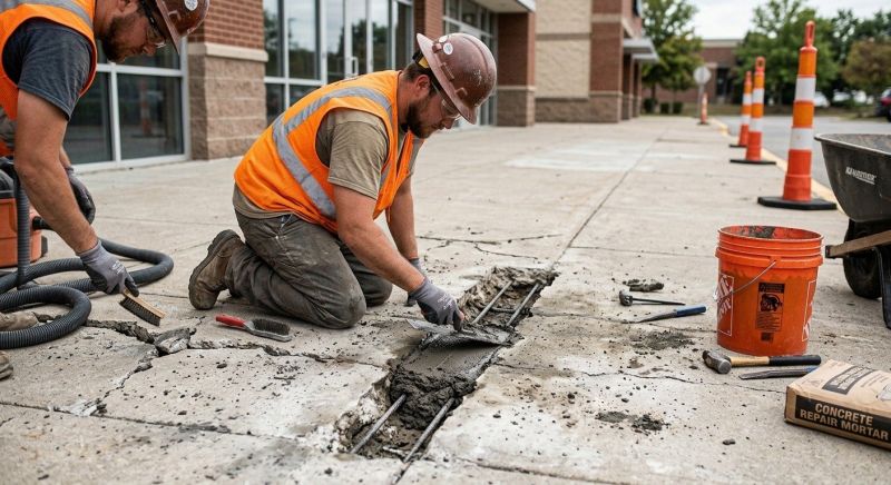 Cracked Slab Repair in Des Moines, IA