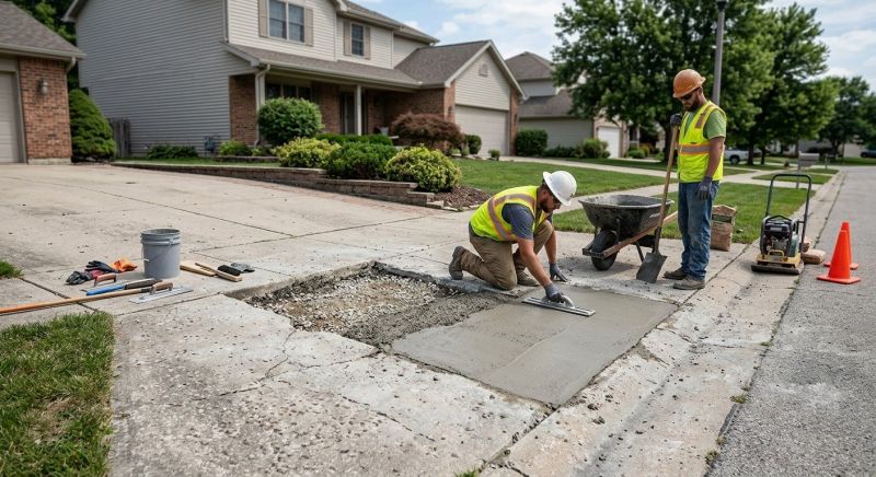 Driveway Curb Repair in Des Moines, IA