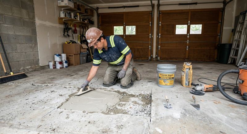Garage Floor Repair in Des Moines, IA