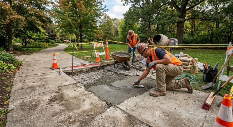 Pathway Repair in West Des Moines, IA