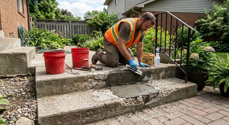 Patio Concrete Repair in Des Moines, IA