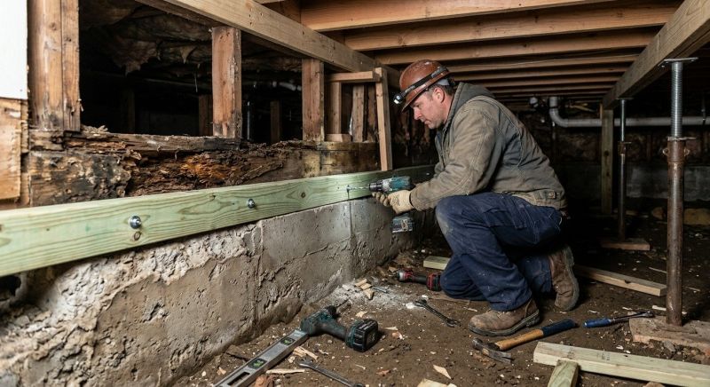 Sinking Foundation Repair in Columbus, OH