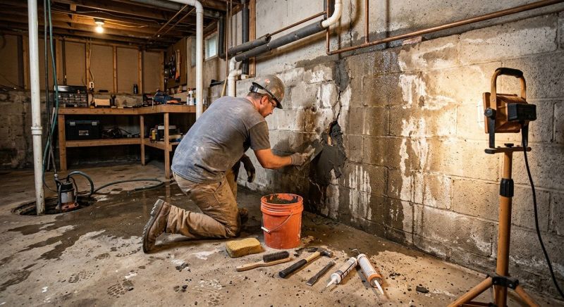 Wet Basement Repair in Tuscaloosa, AL